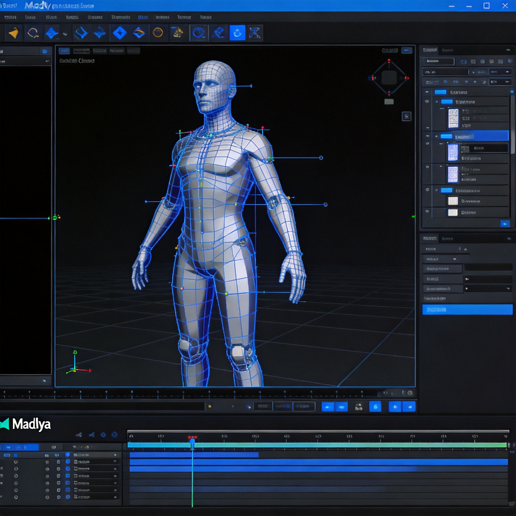 Autodesk Maya界面截图1