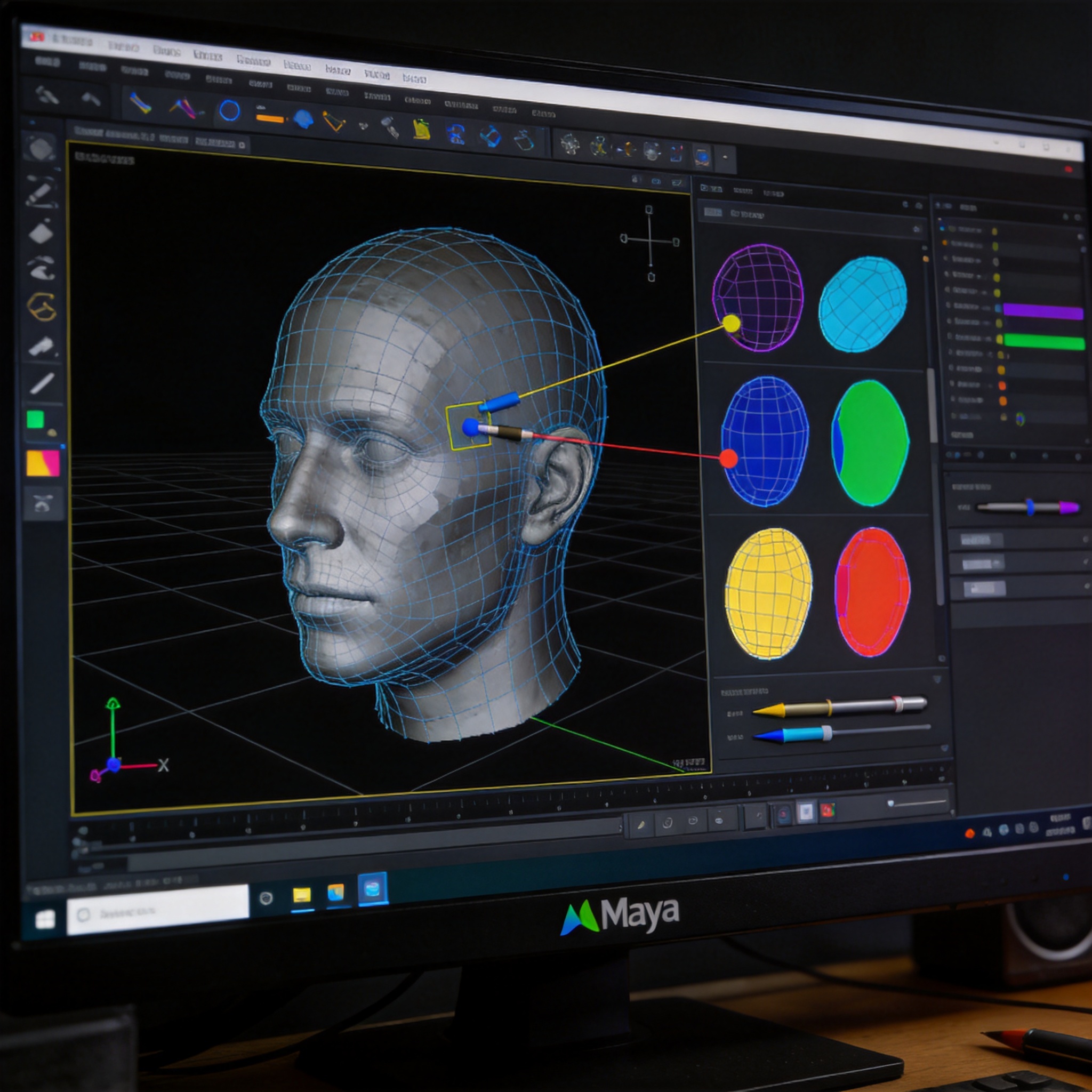Autodesk Maya界面截图4